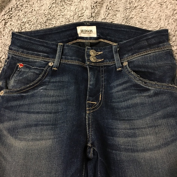 HUDSON Made in the USA Beth Midrise bootcut premium blue jeans - Picture 5 of 9